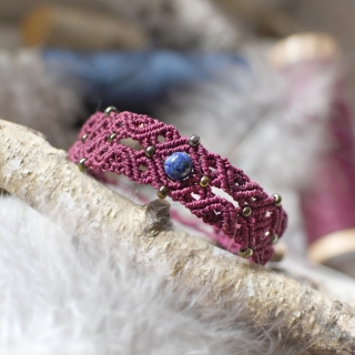 Bordo náramek s lapis lazuli